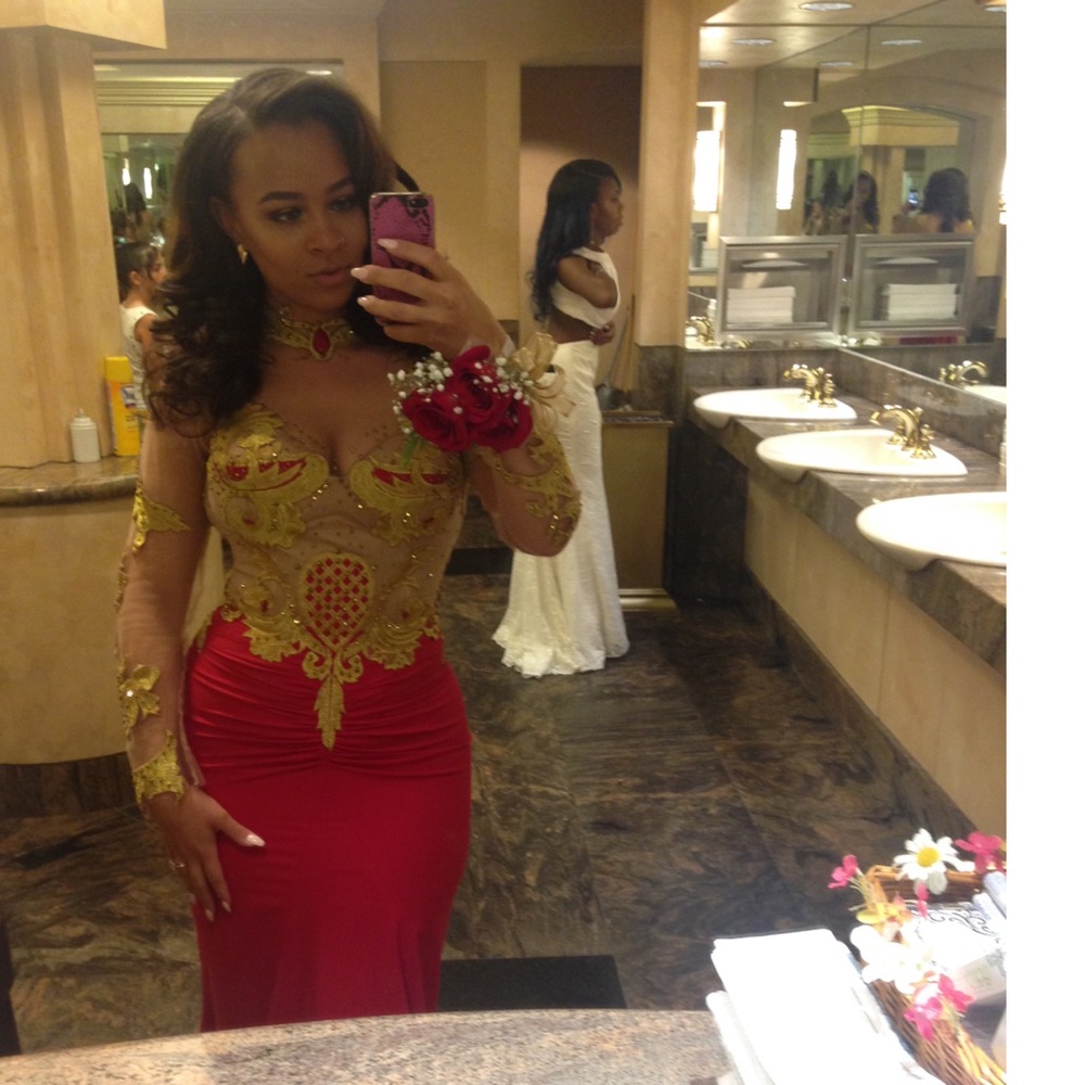 Red prom dress